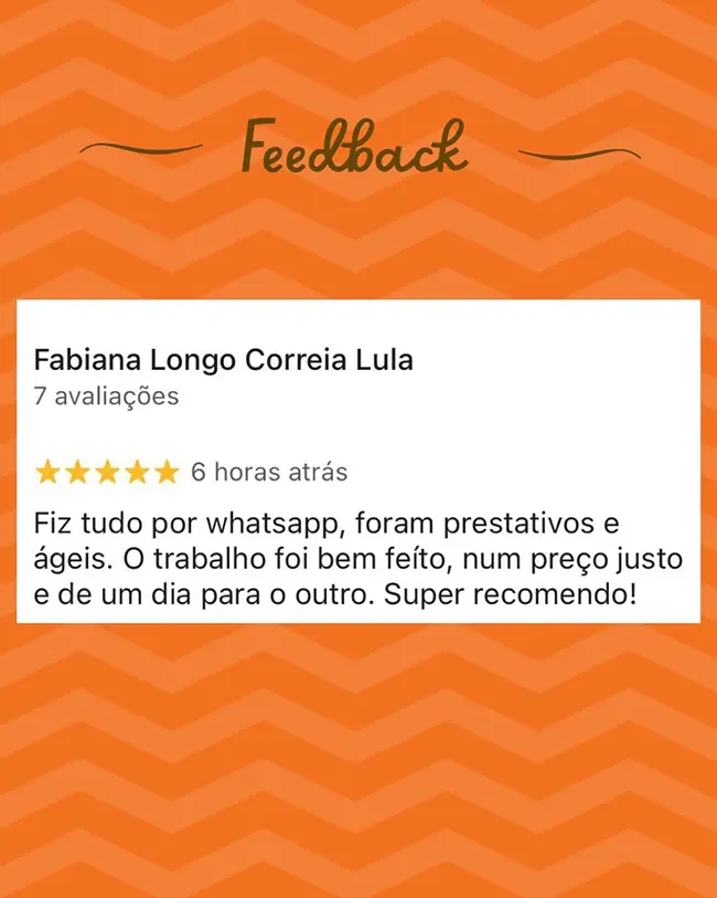 Print de avaliação de cliente da Simple no Google